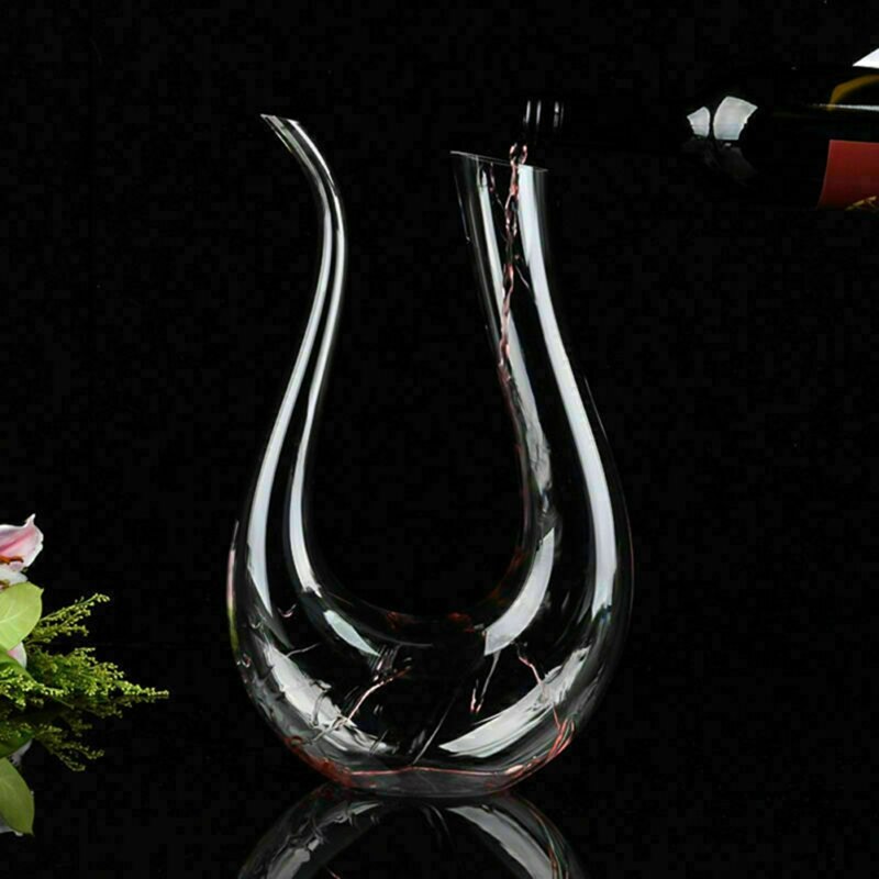 CrystalCurve Wine Decanter