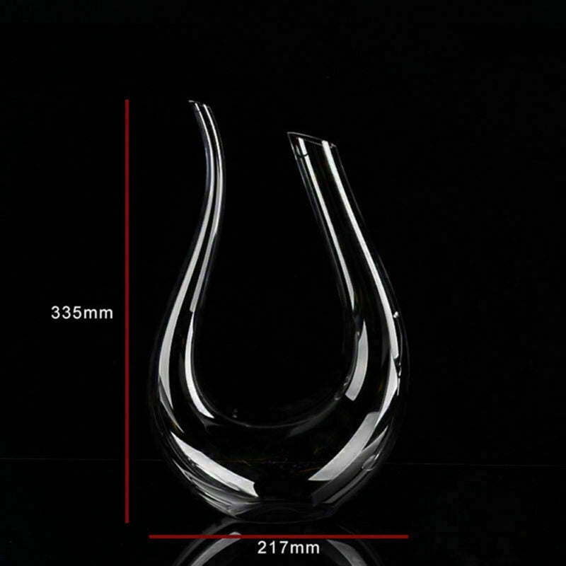 CrystalCurve Wine Decanter