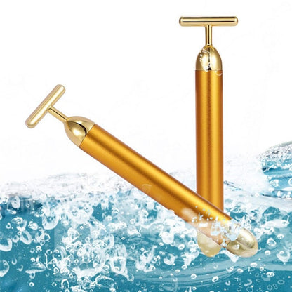 GoldGlow Facial Roller